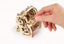 Dřevěné 3D mechanické puzzle – převodovka