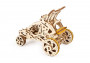 Dřevěné 3D mechanické puzzle – písečná buggy