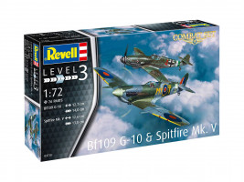 1:72 Messerschmitt Bf 109 G-10 & Supermarine Spitfire Mk.V (Model Set)