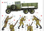 1:35 GAZ-AAA Mod. 1943 Cargo Truck w/ Figures