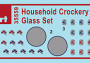 1:35 Household Crockery & Glass Set