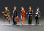 1:35 Tram Crew w/ Passengers (5 figurek)