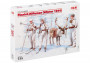 1:35 Finnish Riflemen Winter 1940, 3 Figuresig+Reindeer