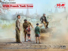 1:35 French Tank Crew WWII