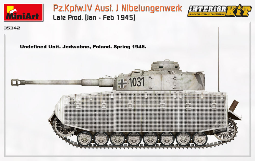 MiniArt 1:35 Pz.Kpfw.IV Ausf.J Nibelungenwerk Late (Interior Kit