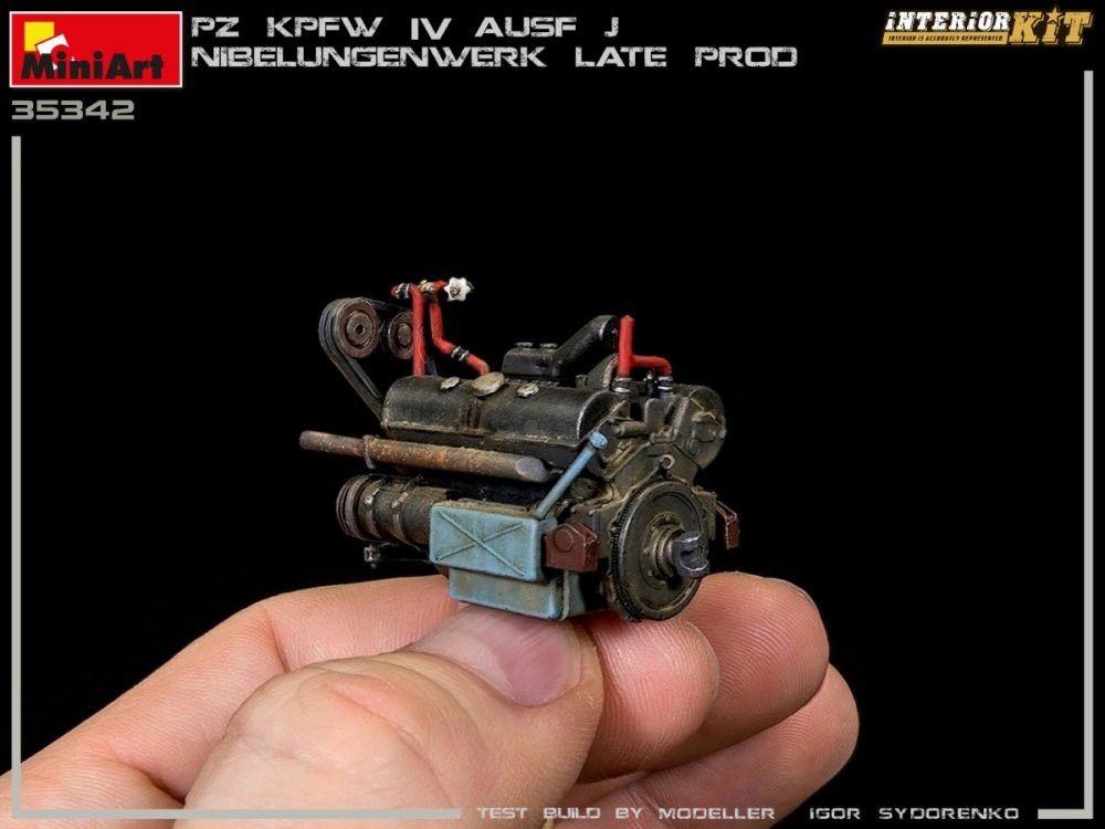 MiniArt MIN35342 1:35 Pz.Kpfw. IV AusfJ Nibelungenwerk Late - Maquette Char Allemand WWII