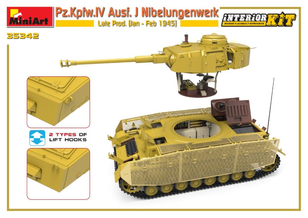 MiniArt 1:35 Pz.Kpfw.IV Ausf.J Nibelungenwerk Late (Interior Kit