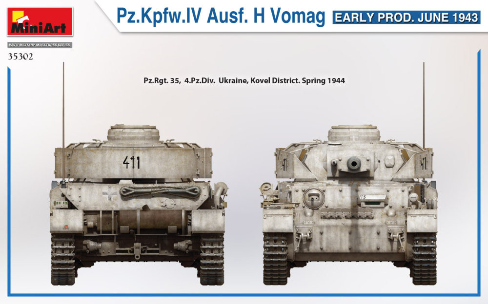 その他 MiniArt Pz.Kpfw.IV Ausf. H Vomag 1/35 MiniArt 1:35 Pz.Kpfw.IV Ausf.H Vomag, June 1943 35302