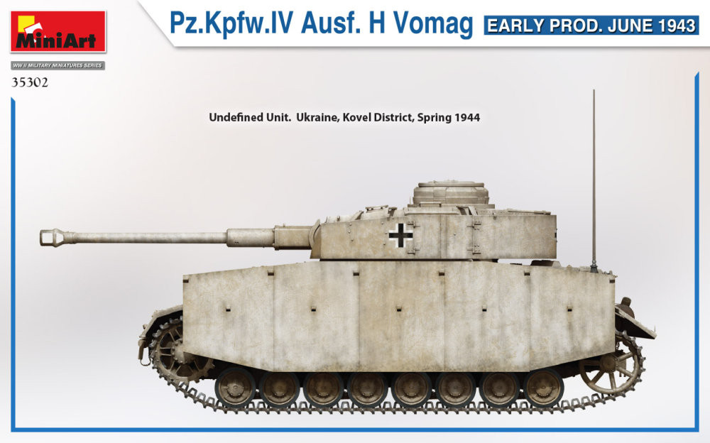 MiniArt 1:35 Pz.Kpfw.IV Ausf.H Vomag, June 1943 35302