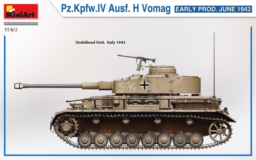 MiniArt 1:35 Pz.Kpfw.IV Ausf.H Vomag, June 1943 35302