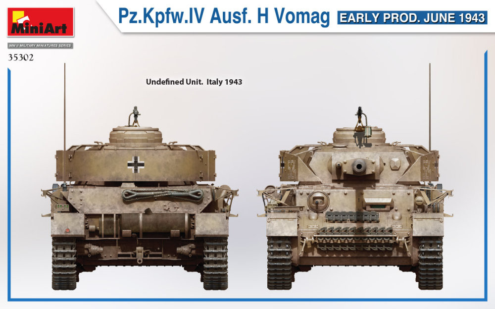 MiniArt 1:35 Pz.Kpfw.IV Ausf.H Vomag, June 1943 35302