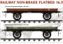 1:35 Railway Non-brake Flatbed 16,5t