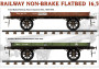 1:35 Railway Non-brake Flatbed 16,5t