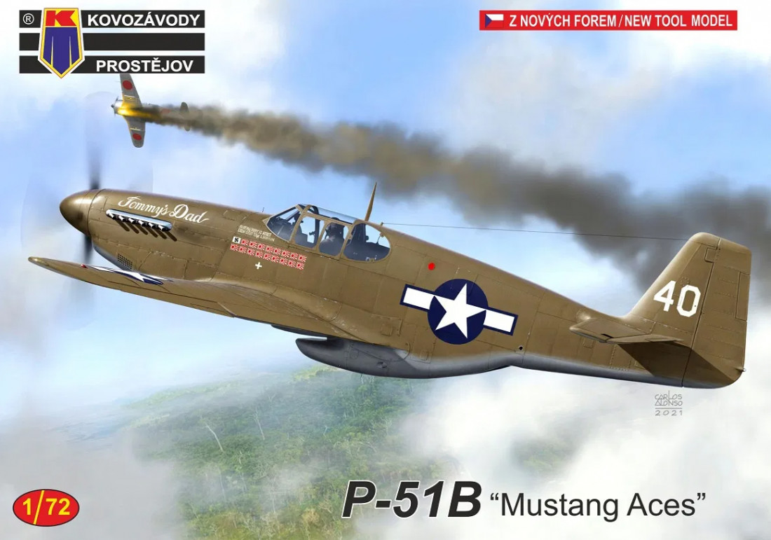 Kovozávody Prostějov 1:72 North American P-51B Mustang ″Mustang
