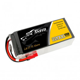 Gens Ace LiPo Tattu Serie - 6S 22000mAh 22.2V 6S1P (30C) XT150/AS150 Plug