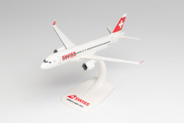 1:200 Airbus A220-300, Swiss International Air Lines, 2010s Colors (Snap-Fit)