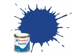 Barva Humbrol emailová č. 025 – Blue Matt (14 ml)