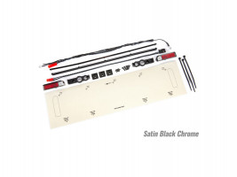1:10 Traxxas Drag Slash: Zadní LED osvětlení, tailgate trim polomatně černě chromovaný
