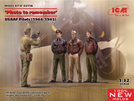 1:32 Photo to Remember, USAAF Pilots (1944–1945)