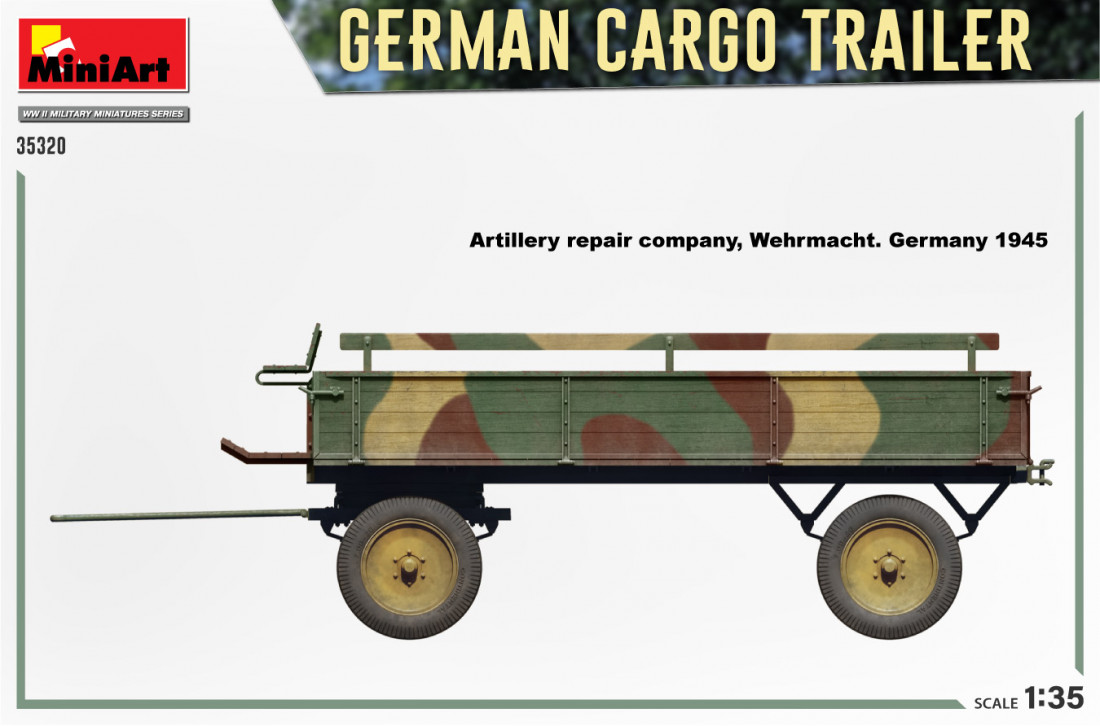 Miniart 35320 - 1/35 Allemand Cargo Trailer - Neuf • EUR 24,72
