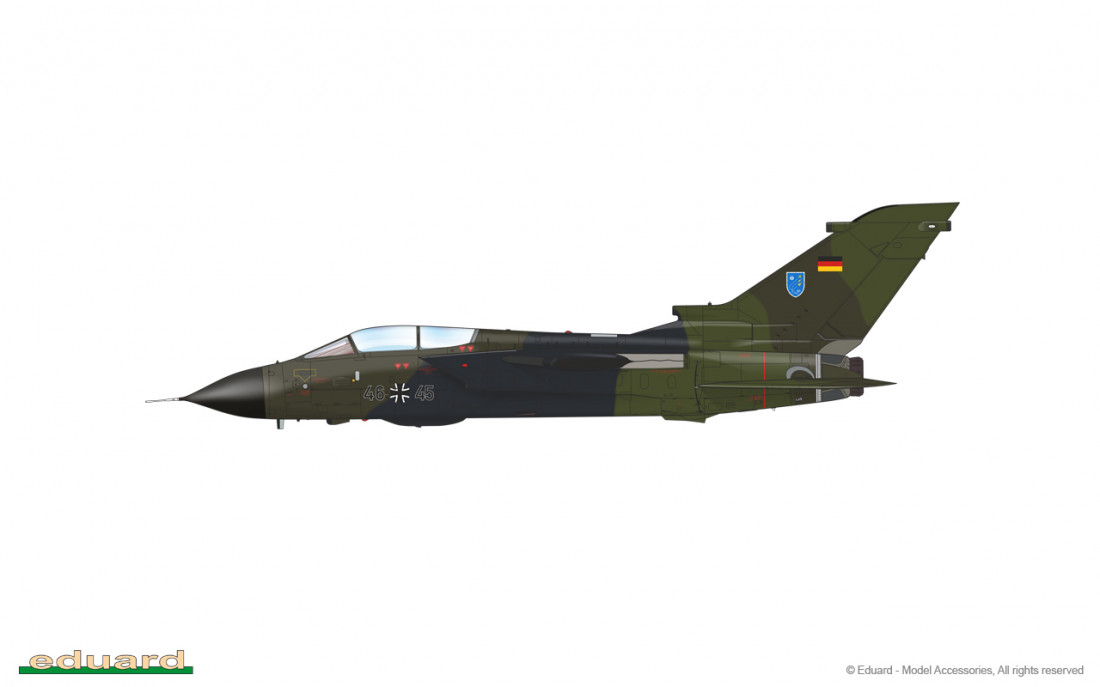 Maquette Avion Eduard 1:48 Panavia Tornado ECR - édition Limitée, Modèle 11154, à Monter Et Peindre