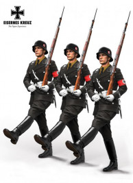 1:72 Eisernes Kreuz, Soldat im Stechschritt LAH, 1939 (3 ks)