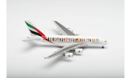 1:500 A380-842 Emirates ″EK2019 Year of Tolerance″ Colors