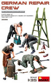 1:35 German Repair Crew (4 fig. & equipment)