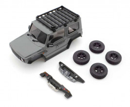 Mini-Z 4x4: Karoserie Suzuki Jimny APIO TS4 (Medium Gray)