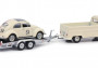 1:43 Volkswagen T1b w/ Car Trailer & Volkswagen Käfer No.53
