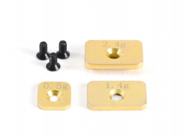 PN Racing Mini-Z Brass Weight Set for V2 Interchangeable Front Body M