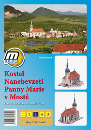 1:300 Kostel Nanebevzetí Panny Marie v Mostě (vystřihovánka)