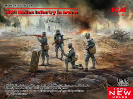 1:35 Italian Infantry in armor WWI (4 fig.)