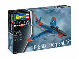 1:48 North American F-86D Dog Sabre (Model Set)