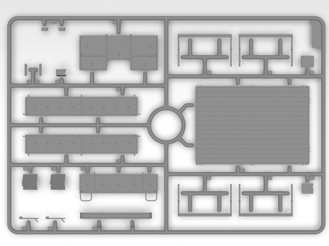 thumbnail image 2 of ICM 1/35 German Military Truck Unimog S 404 Plastic Model Kit – Unassembled & Unpainted For Hobbyists 2 of 5