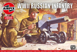 1:76 WWII Russian Infantry (Classic Kit VINTAGE)