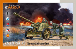 1:72 7,5cm PaK 40‘German Anti-tank Gun’
