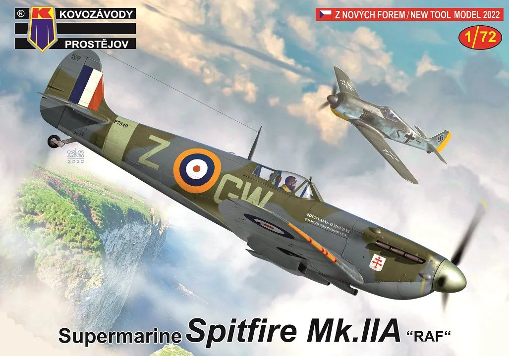 Kovozávody Prostějov 1:72 Supermarine Spitfire Mk.IIa „RAF“ KPM0302