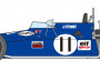 1:12 Tyrrell 003, 1971 Monako GP