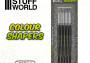 Silikonové štětce Colour Shapers Black Firm, velikost 2 (5 ks)