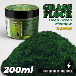 Static Grass Flock 2–3 mm – modelářský posyp louka (200 ml)