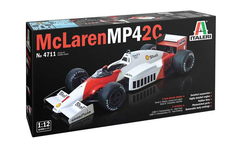 Náhled produktu - 1:12 McLaren MP4/2C (Prost & Rosberg)