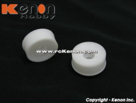 PN Racing Mini-Z 2WD Machine Cut Delrin 20mm Wheel Front 3 (White)