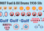 1:48 Fuel & Oil drums 1930-50s