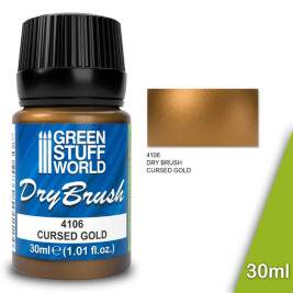 Metallic Dry Brush – Cursed Gold (30 ml)