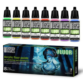 Fluor Paints (8× 17 ml)