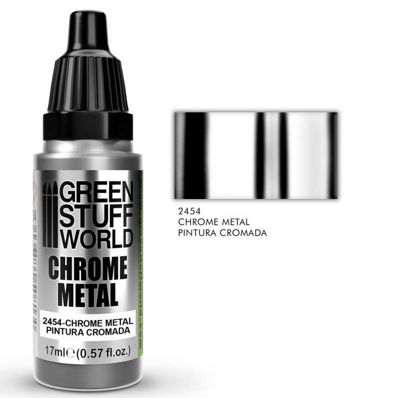 Green Stuff World Chrome Metall Paint (17 ml) GSW8436574508130ES