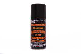Aqueous Black Surfacer 1000 Spray – černý stříkací tmel (170 ml)