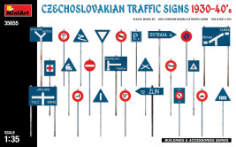 1:35 Czechoslovakian Traffic Signs 1930–40's
