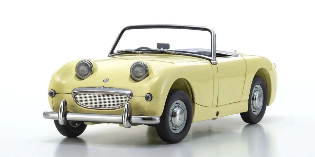 A Boxed Diecast 1:18 Scale Model of an Austin Healey Sprite by Revell
